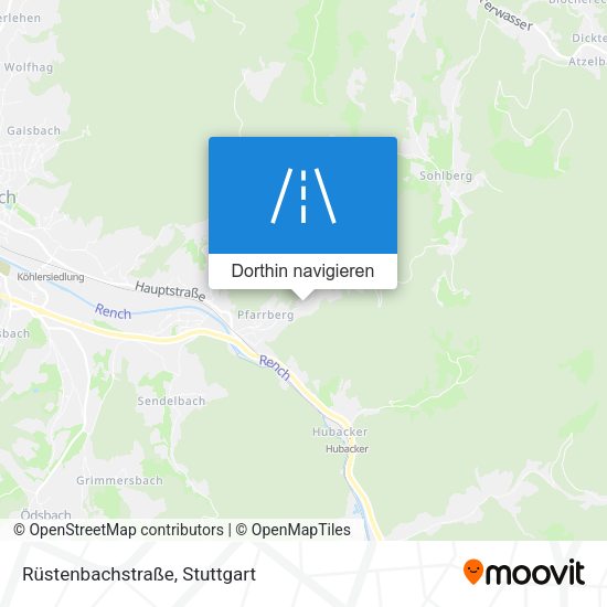 Rüstenbachstraße Karte