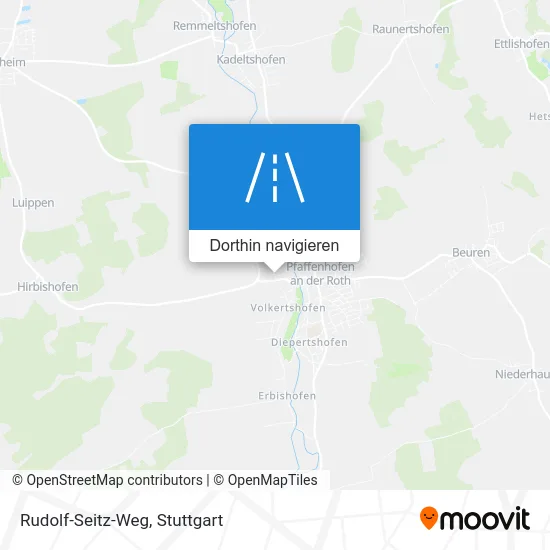 Rudolf-Seitz-Weg Karte