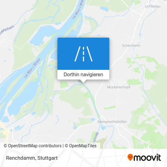 Renchdamm Karte
