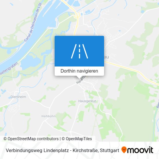 Verbindungsweg Lindenplatz - Kirchstraße Karte