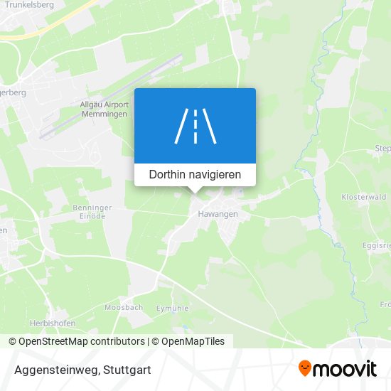 Aggensteinweg Karte