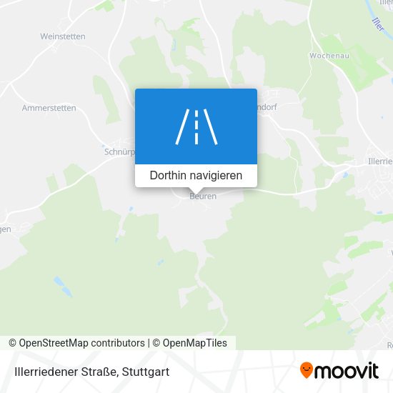 Illerriedener Straße Karte