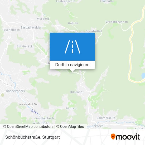 Schönbüchstraße Karte