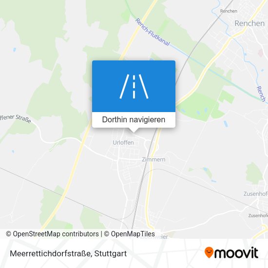 Meerrettichdorfstraße Karte