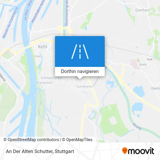 An Der Alten Schutter Karte