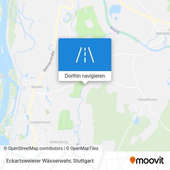 Eckartsweierer Wässerwehr Karte
