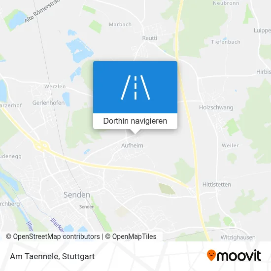 Am Taennele Karte