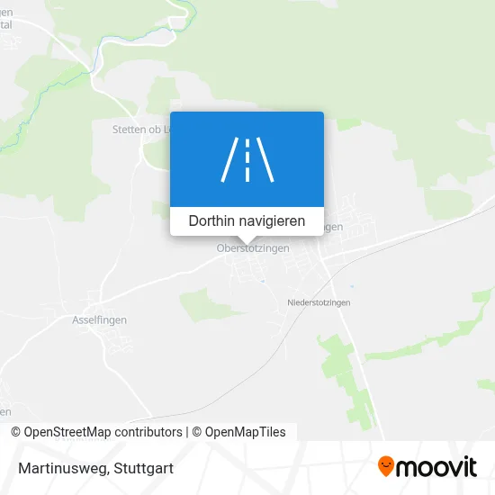 Martinusweg Karte