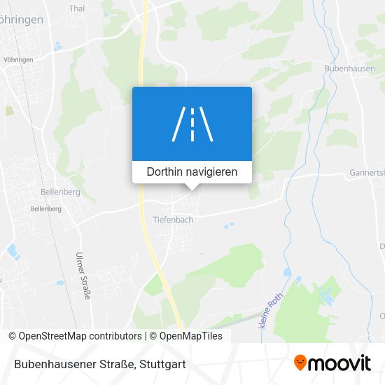 Bubenhausener Straße Karte
