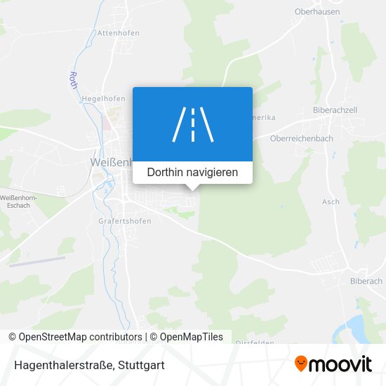 Hagenthalerstraße Karte
