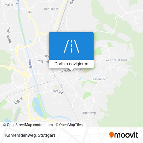 Kameradenweg Karte