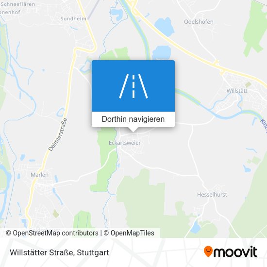 Willstätter Straße Karte