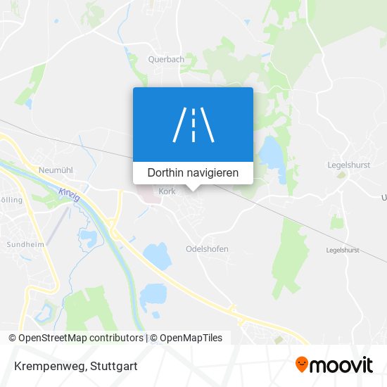 Krempenweg Karte