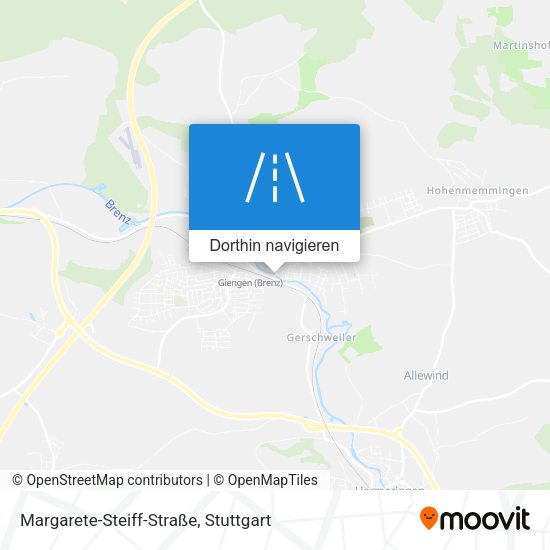 Margarete-Steiff-Straße Karte