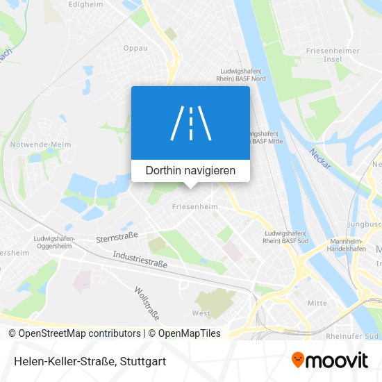 Helen-Keller-Straße Karte