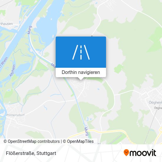 Flößerstraße Karte