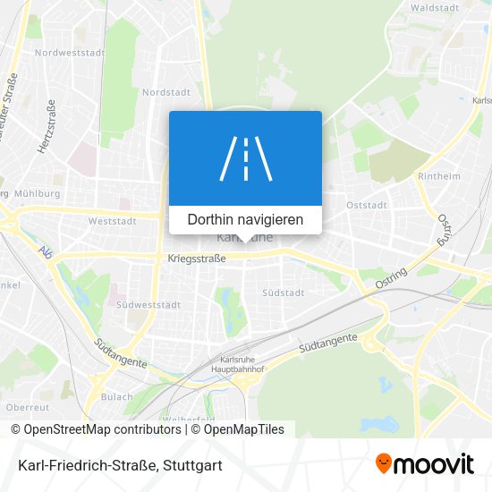 Karl-Friedrich-Straße Karte