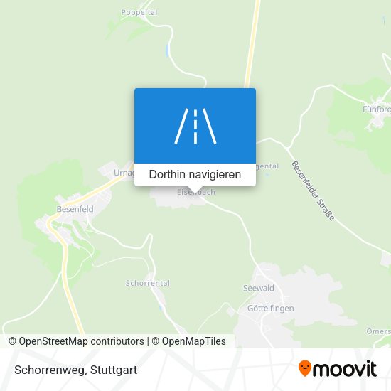 Schorrenweg Karte