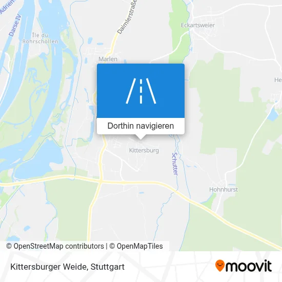 Kittersburger Weide Karte