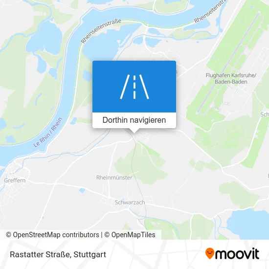 Rastatter Straße Karte
