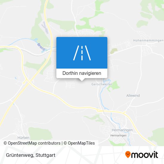 Grüntenweg Karte