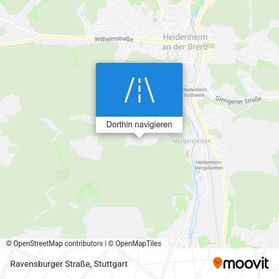 Ravensburger Straße Karte