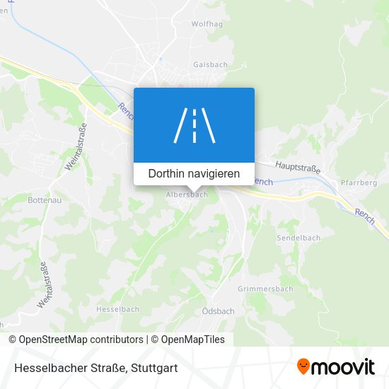 Hesselbacher Straße Karte