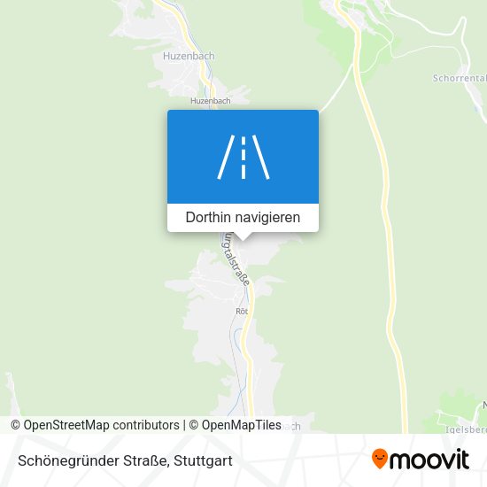 Schönegründer Straße Karte