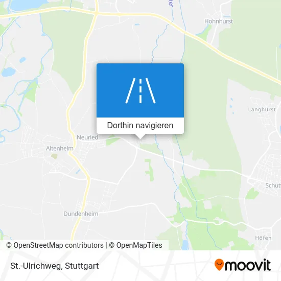 St.-Ulrichweg Karte