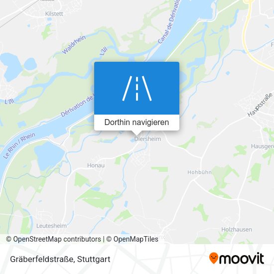 Gräberfeldstraße Karte