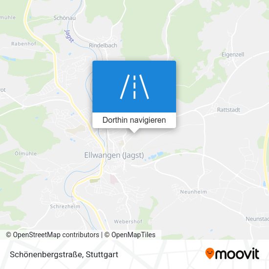 Schönenbergstraße Karte
