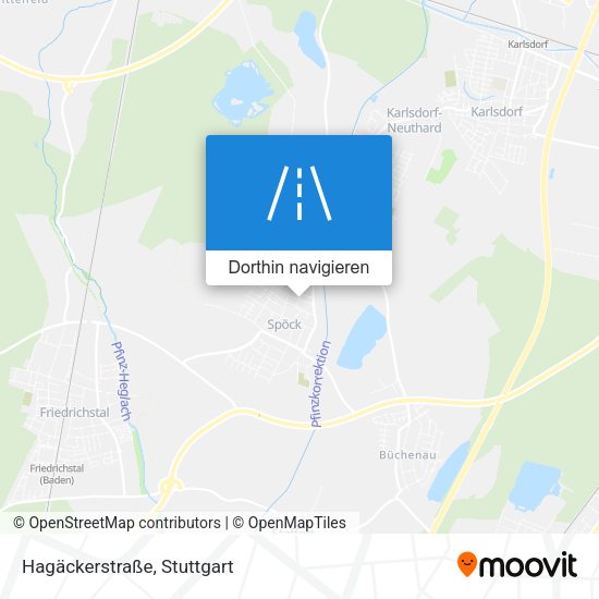 Hagäckerstraße Karte
