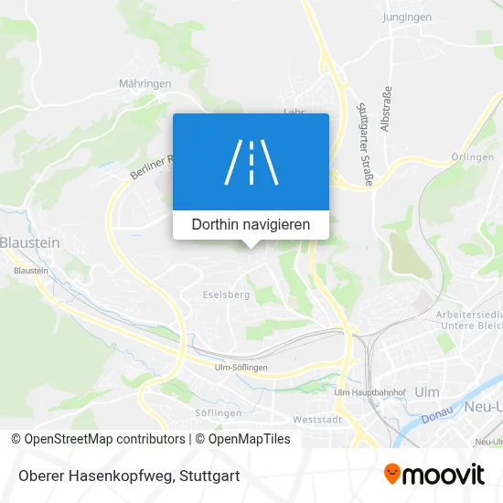 Oberer Hasenkopfweg Karte