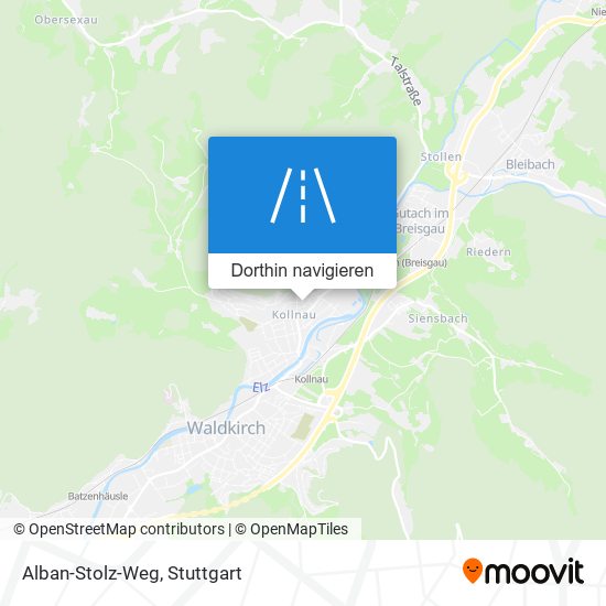 Alban-Stolz-Weg Karte