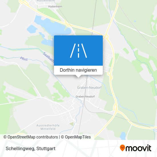 Schellingweg Karte