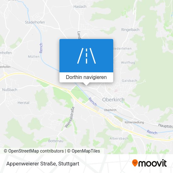 Appenweierer Straße Karte