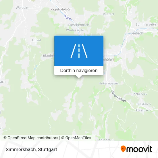 Simmersbach Karte