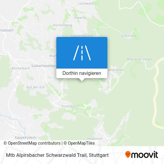 Mtb Alpirsbacher Schwarzwald Trail Karte