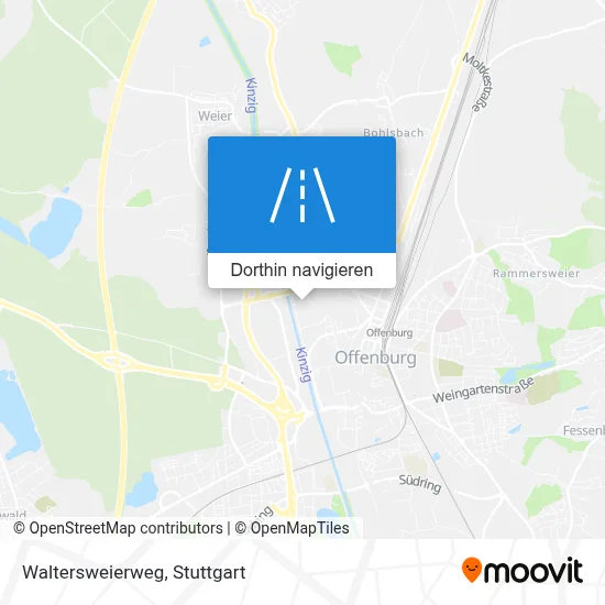 Waltersweierweg Karte