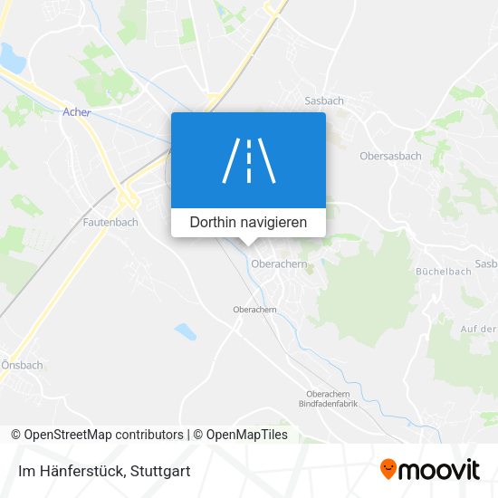 Im Hänferstück Karte