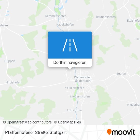 Pfaffenhofener Straße Karte