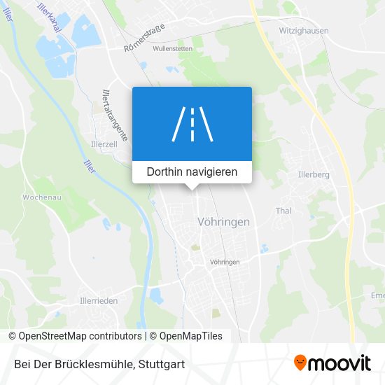 Bei Der Brücklesmühle Karte