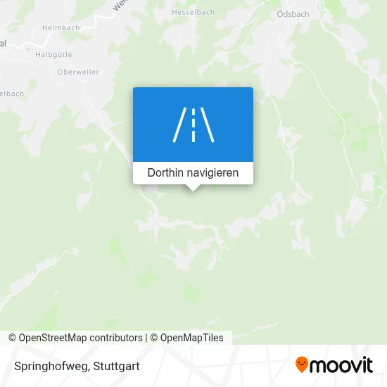 Springhofweg Karte