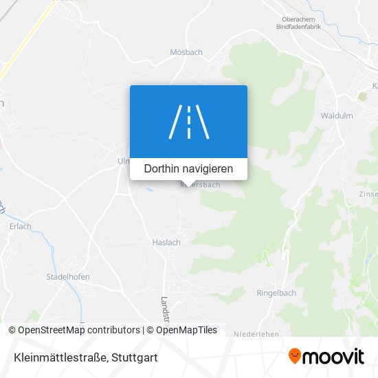 Kleinmättlestraße Karte