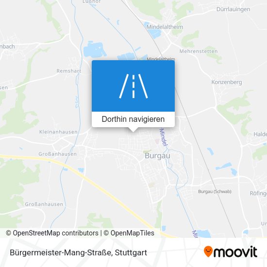 Bürgermeister-Mang-Straße Karte