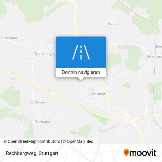 Rechbergweg Karte