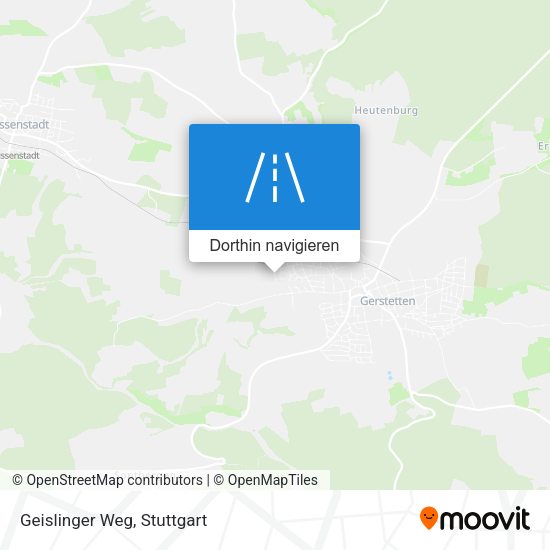 Geislinger Weg Karte