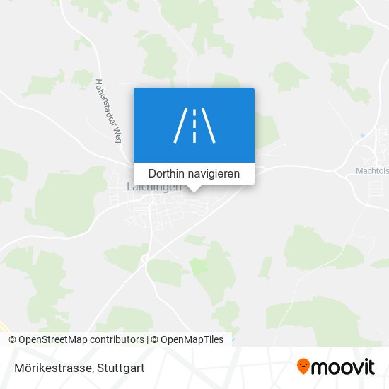 Mörikestrasse Karte