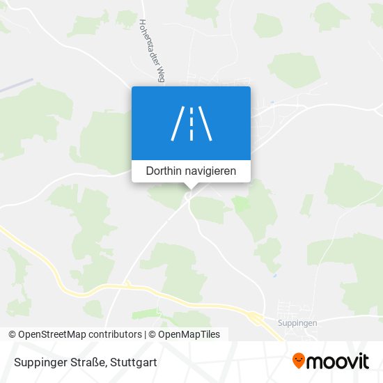 Suppinger Straße Karte