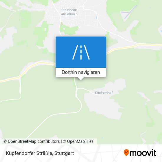 Küpfendorfer Sträßle Karte